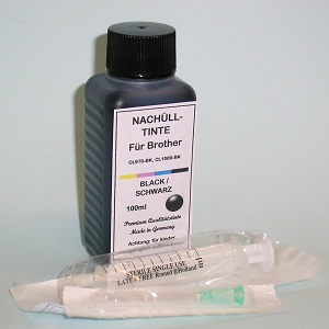 Kit Recarga Tinteiros pretos Brother CL970 - CL1000