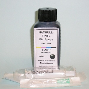 Kit Recarga Tinteiros pretos Epson T0481 T0801