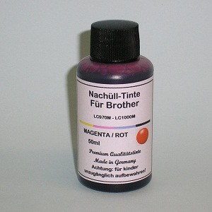 50 ml Tinta Magenta para Brother CL970-M CL1000-M