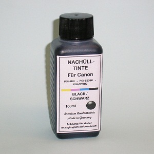 100 ml Tinta Preta para Canon PGI-5...