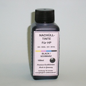 100 ml Tinta Preta para HP 300 901