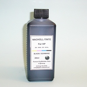 200 ml Tinta Preta para HP 300 901