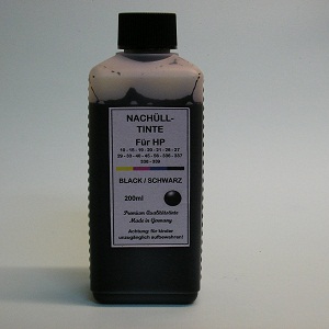 200 ml Tinta Preta para HP 15 21 56 ...