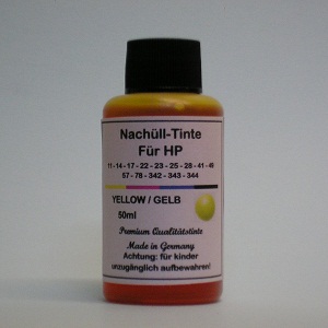 50 ml Tinta Amarela para HP 22 57 78 ...