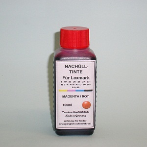 100 ml Tinta Magenta para Lexmark