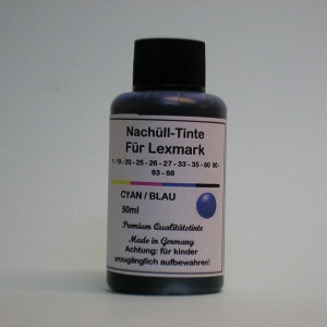 50 ml Tinta Ciano para Lexmark